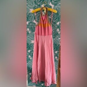 NWT Free People Surf's Up Maxi Dress in Flamingo 🦩 Pink